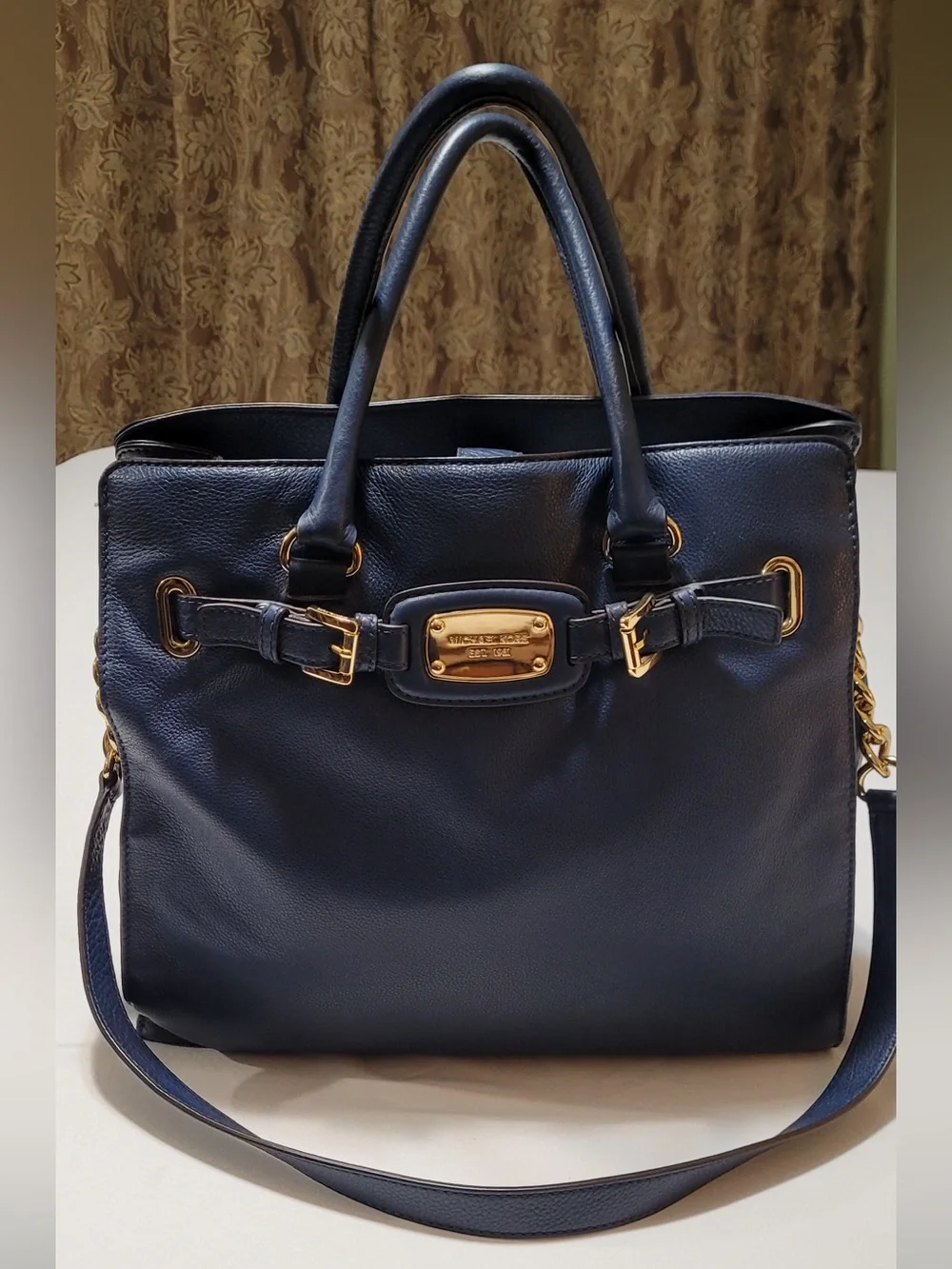 Michael Kors structured navy